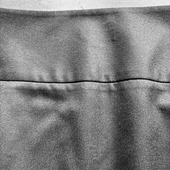 J. CREW 100% WOOL SAILOR SKIRT BLACK FRONT PLEAT SIDE BUTTONS SIZE 8 - Picture 8 of 8